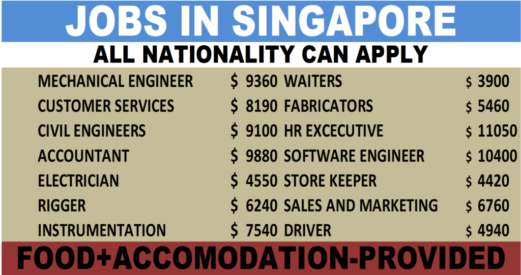 How to find a job in singapore from europe